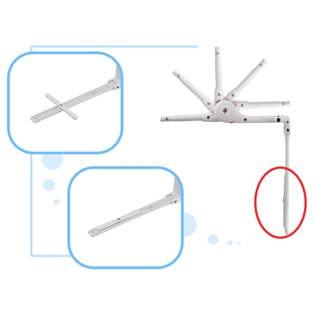 Zaštitna ograda za krevet 120cm