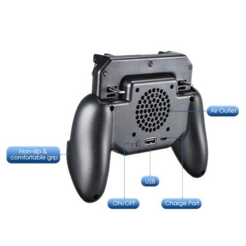 Gamepad s ventilatorom + Powerbank 4000 mah