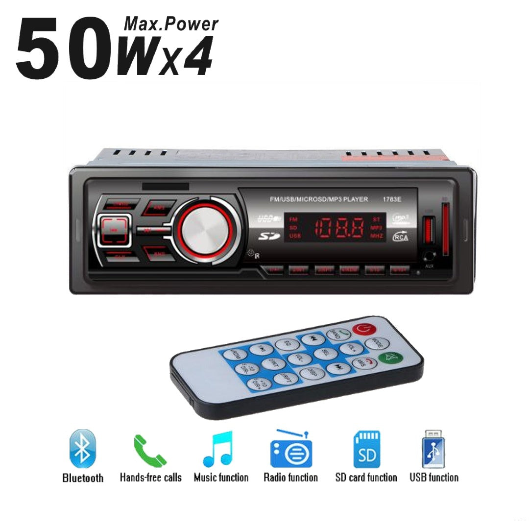 SD Auto radio Bluetooth,Mp3,sd,usb,FM 50WX4